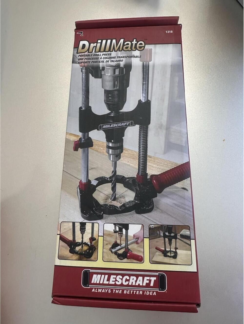 Milescraft 1318 DrillMate Portable Drill Guide Multi Angle Drill Press Jig NEW